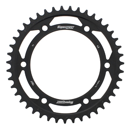 Supersprox Steel Sprocket Black 43T- for Honda CBR1000RR 17 18 RFE-1307-43-BLK